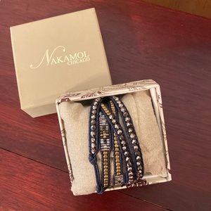 Nakamol Beaded Wrap Bracelet